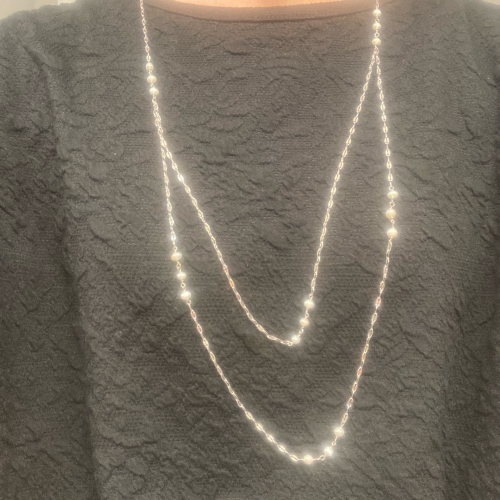 Evie & Emma fine silver plated necklace